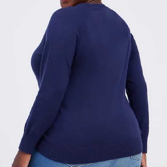 Torrid Harry Potter Patronus  Always Sweater Blue 1X - Picture 2 of 7